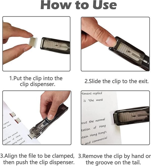 ClipPaper – Stapling without holes & paper damage!