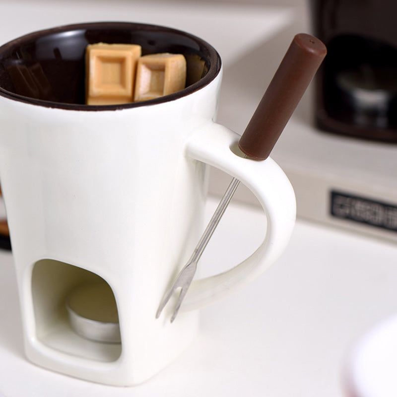 ChocoLuxe – Ceramic Fondue Cup for Chocolate & Cheese