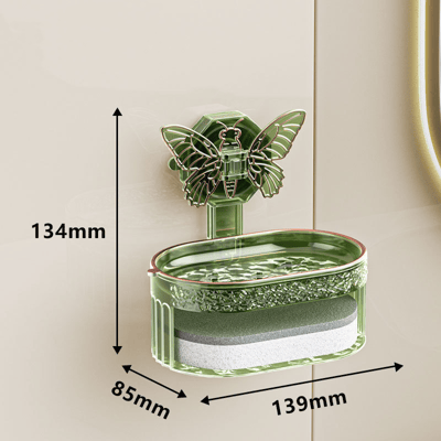 ButterFloat - Stylish butterfly soap dish for bathroom & kitchen