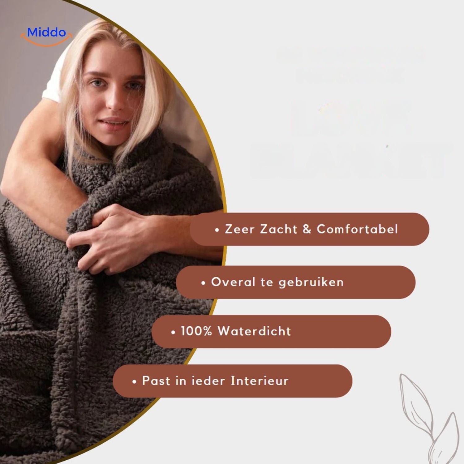 CozyDry – The discreet, waterproof comfort blanket made of cotton velour