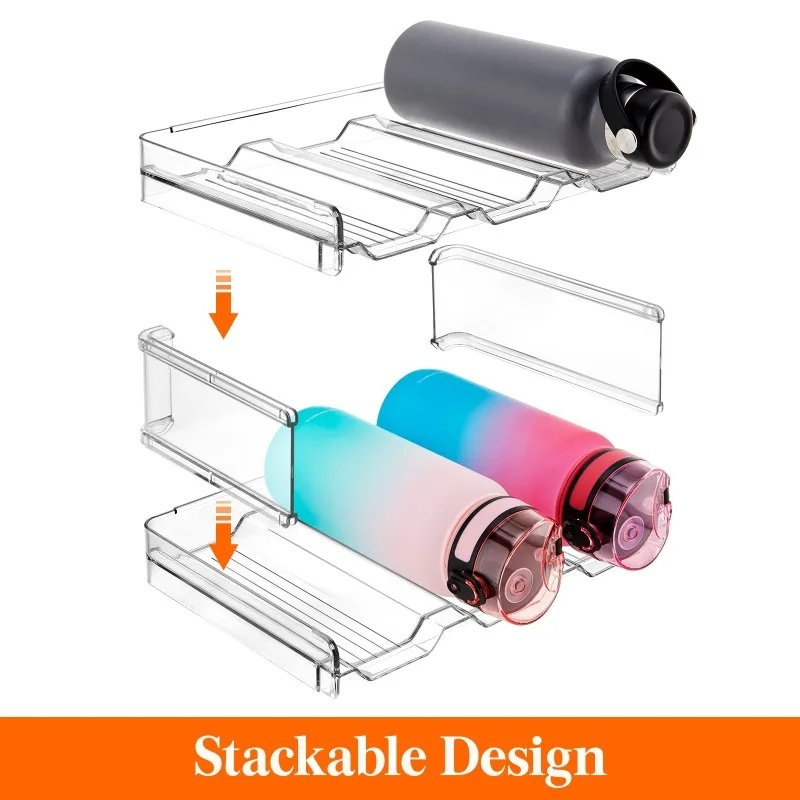StackTidy™ - No more rolling bottles & mess in the fridge!