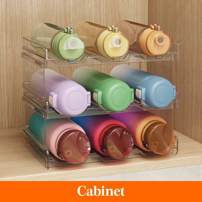 StackTidy™ - No more rolling bottles & mess in the fridge!