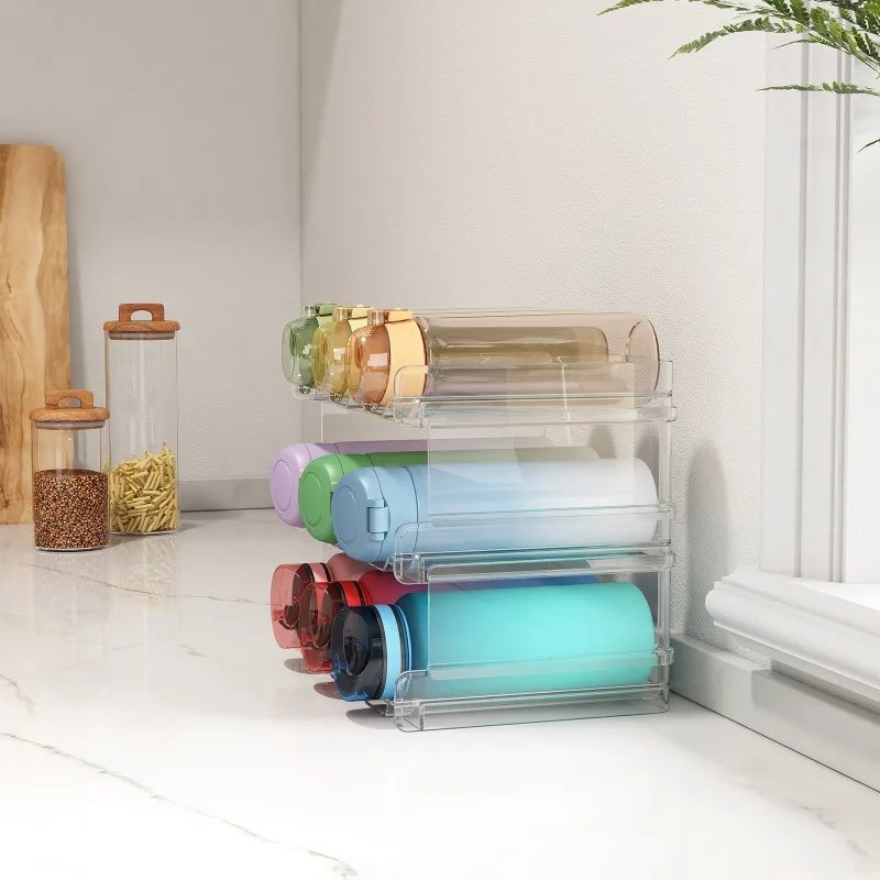 StackTidy™ - No more rolling bottles & mess in the fridge!