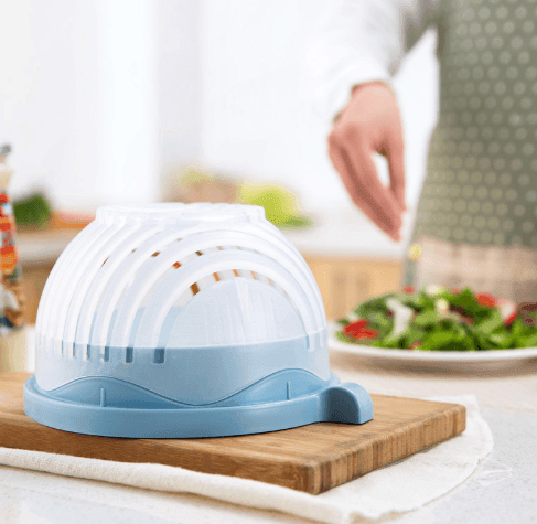 QuickSlice Pro – Effortless Salad Prep in Just One Minute