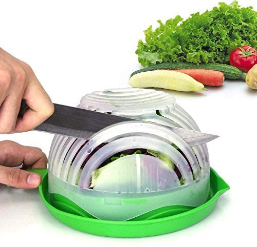 QuickSlice Pro – Effortless Salad Prep in Just One Minute