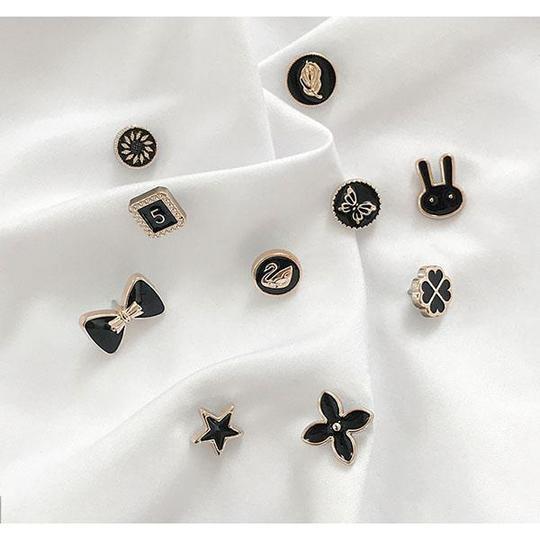 SnapCover - Discreet button fastener without sewing (set of 10)