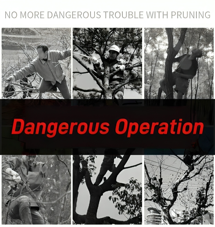 TreeTrim - Cut high branches safely from the ground!