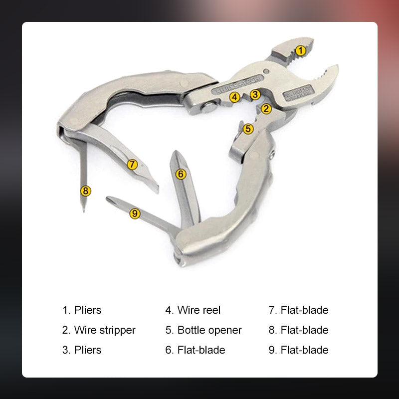 FixTool - The compact 9-in-1 multitool for every situation!