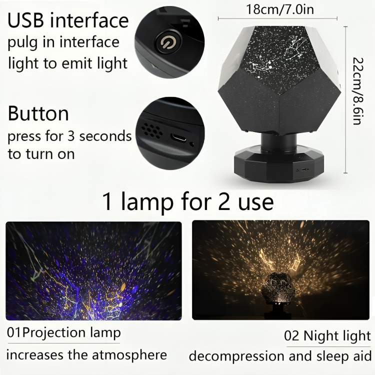 50% DISCOUNT | LumiGalaxy - Starry sky galaxy projector