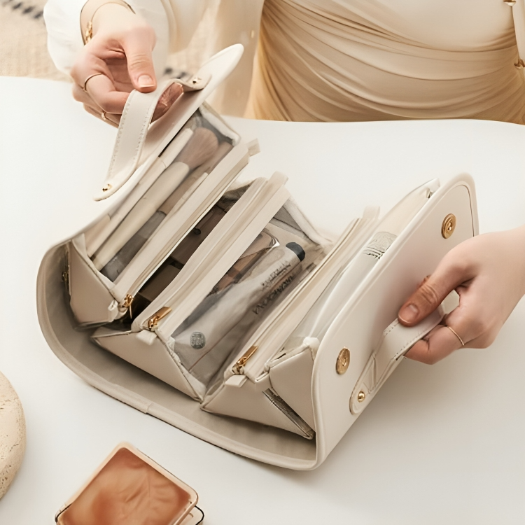 GlamShell – Stylish & Organized Makeup Bag Anywhere