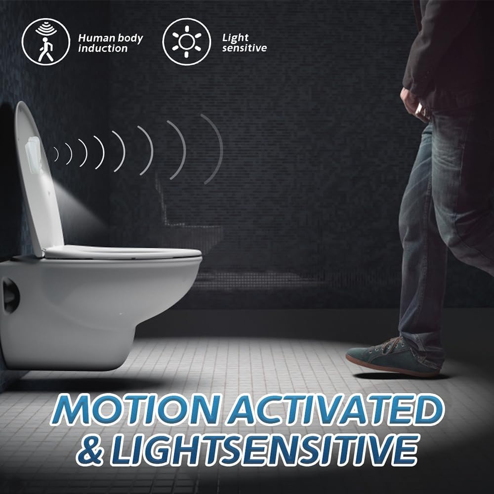 50% DISCOUNT | ToiletLight - Night light with motion sensor for relaxed toilet visits!