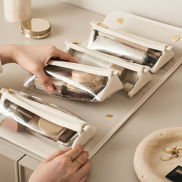 GlamShell – Stylish & Organized Makeup Bag Anywhere