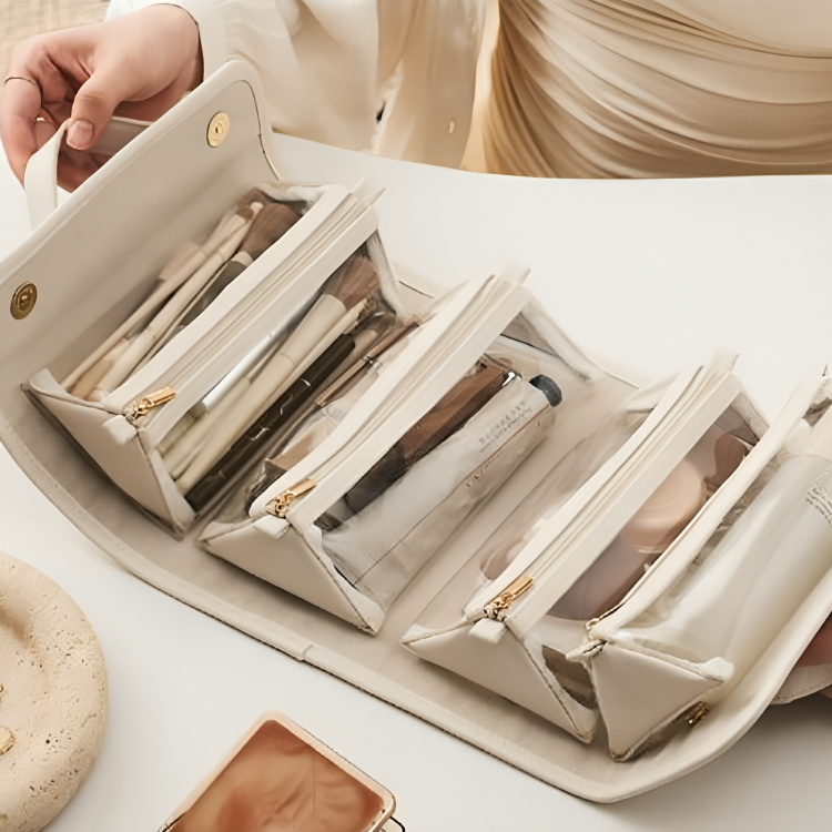 GlamShell – Stylish & Organized Makeup Bag Anywhere