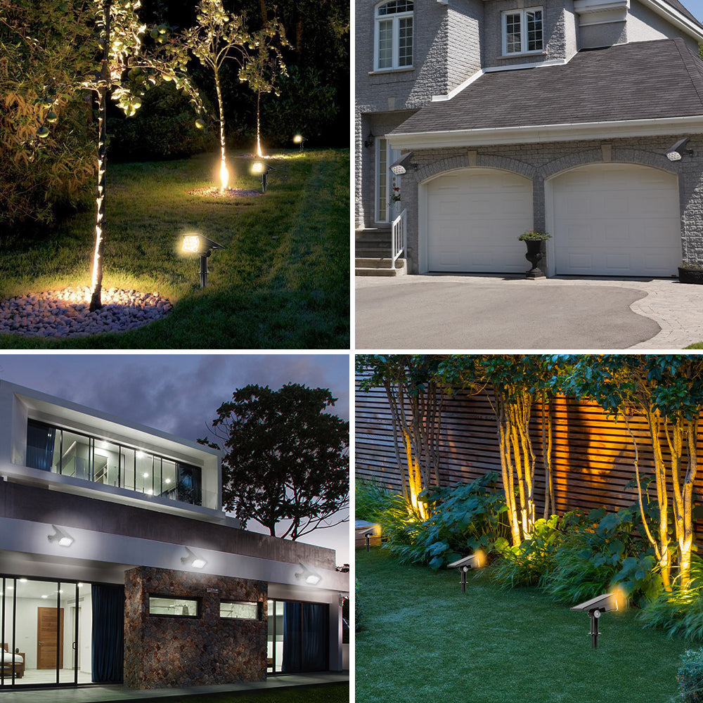 GlowSpike - Wireless solar garden spotlights for atmospheric outdoor lighting