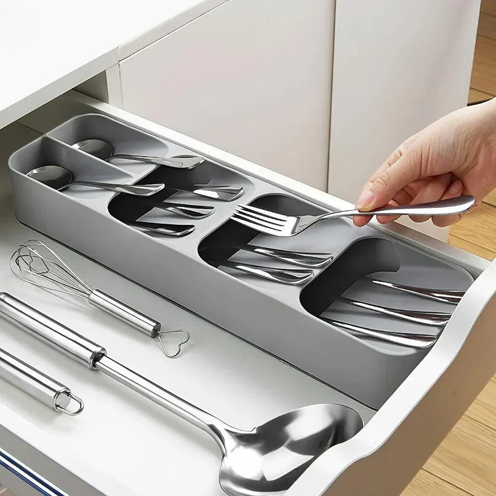 KitchenPort - ABS cutlery holder + cutlery set