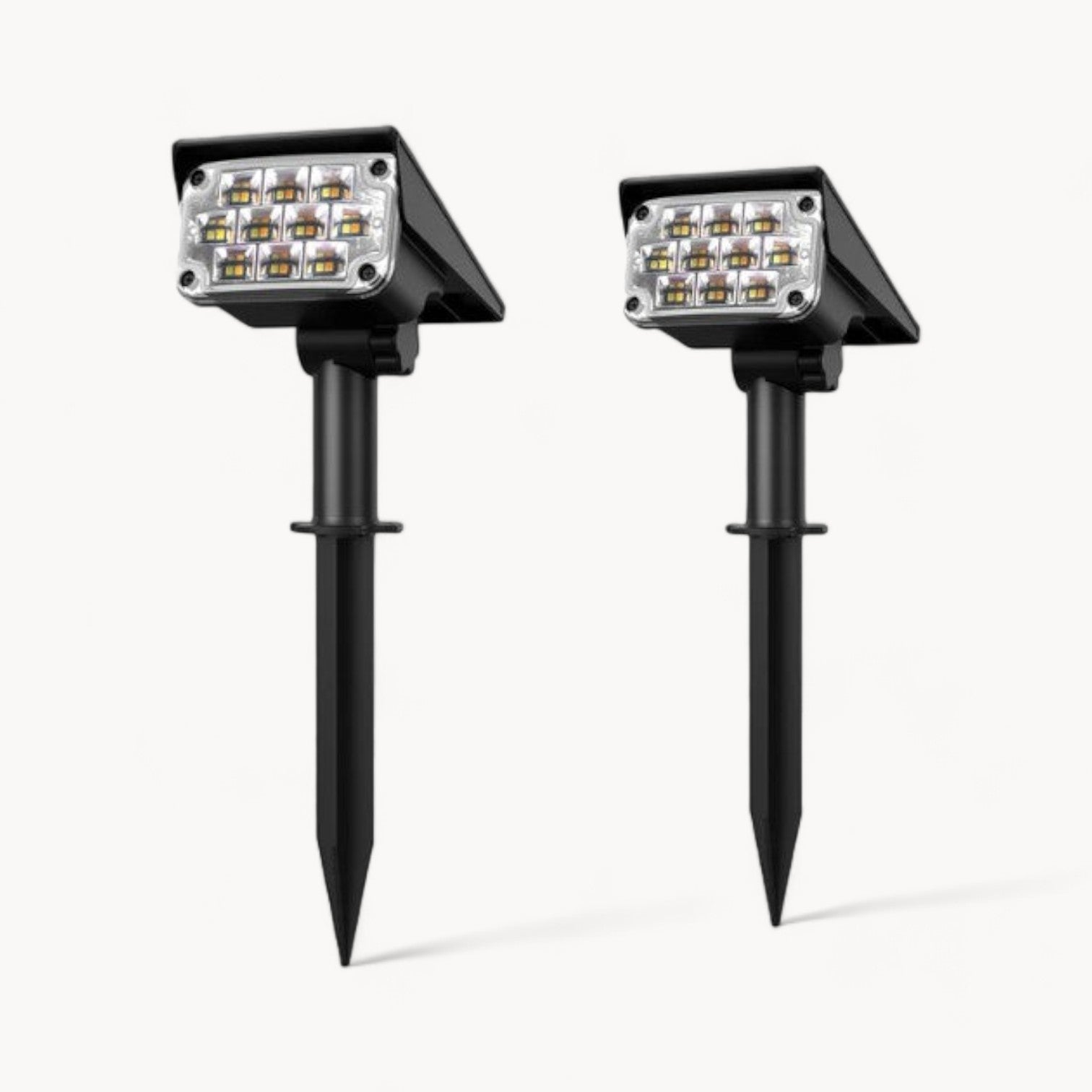 GlowSpike - Wireless solar garden spotlights for atmospheric outdoor lighting