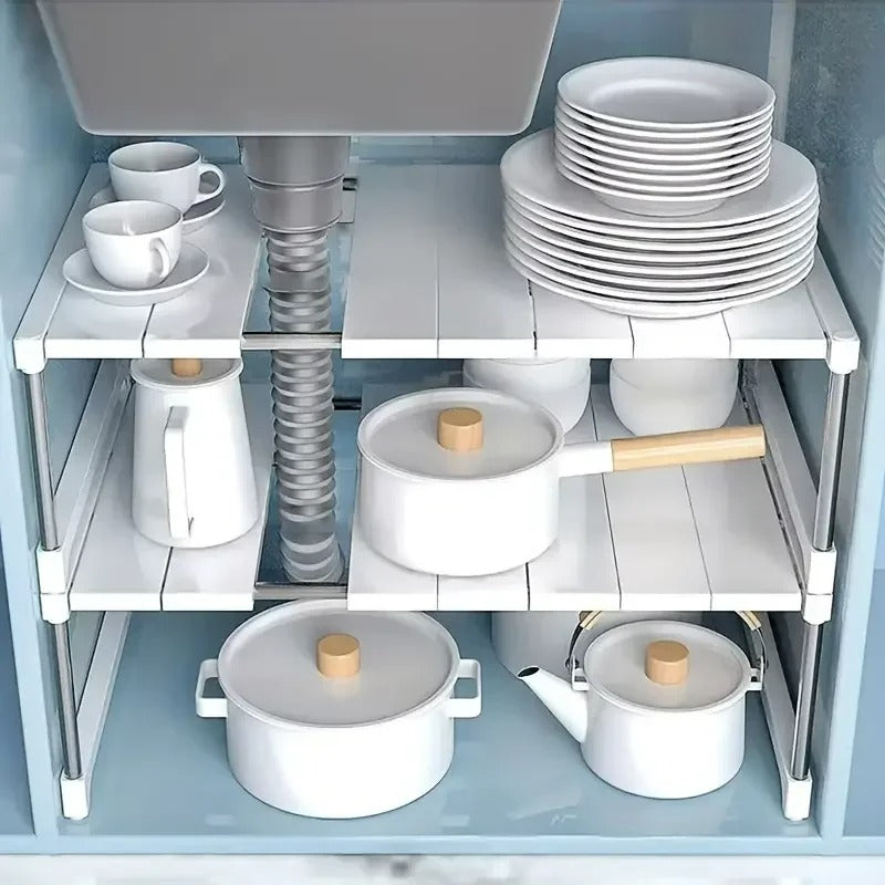 MultiTidy - Stackable storage shelf for the kitchen