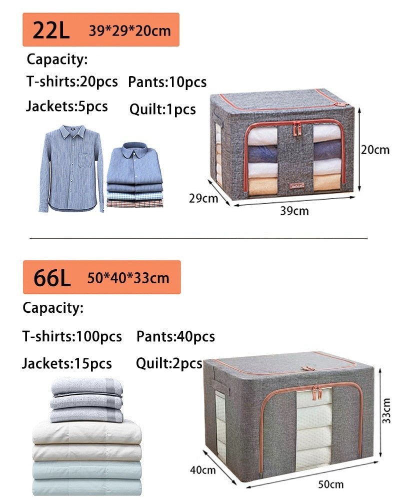 CollaptiBox - Organizer storage box foldable