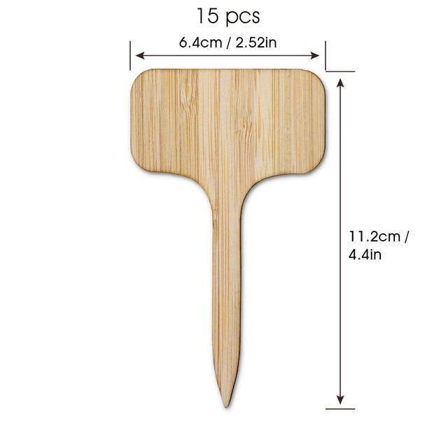 PlantSign - Bamboo plant signs for garden & decoration
