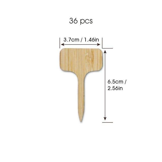 PlantSign - Bamboo plant signs for garden & decoration