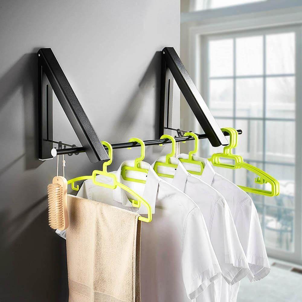 SnapDry - Foldable drying rack for clothes on the wall