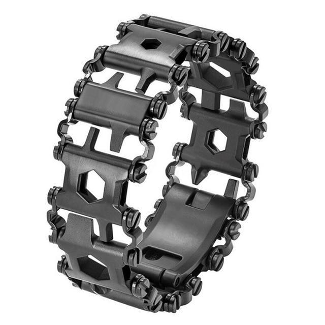 TactiBand - 29-in-1 multi-tool wristband for adventure & everyday use