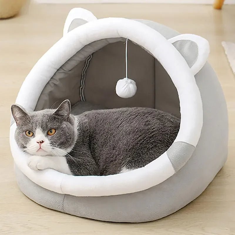 PurrDome - Cozy closed cat bed cave