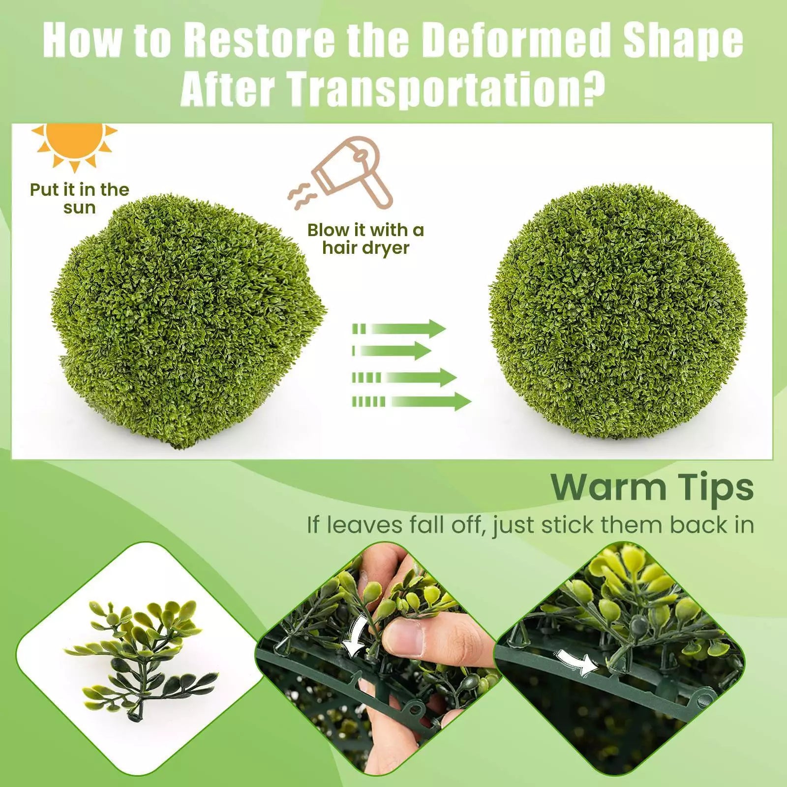 1+1 FREE | GreenSphere - Evergreen charm for home & garden
