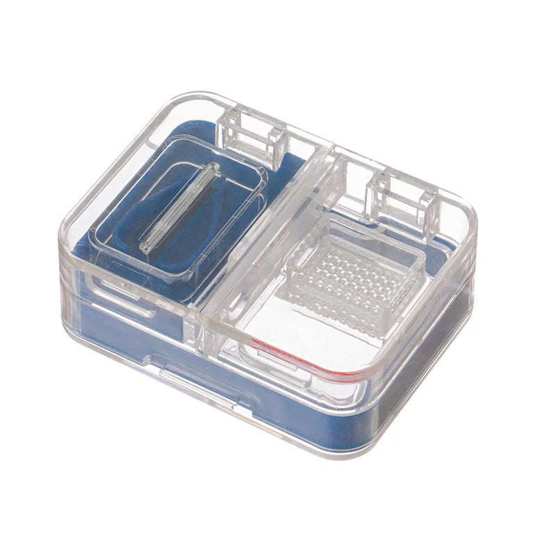 1+1 FREE | MediSnap – The Compact 2-in-1 Pill Box with Cutter for On-the-Go Convenience