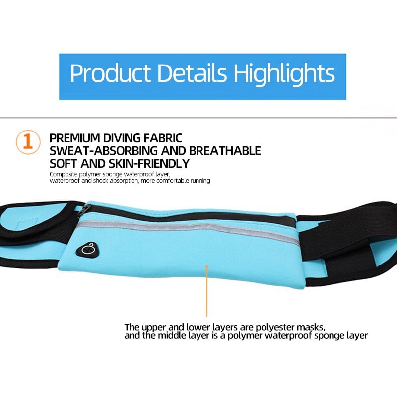 1+1 FREE | RunEase – The Ultimate Running Belt for Comfort & Convenience