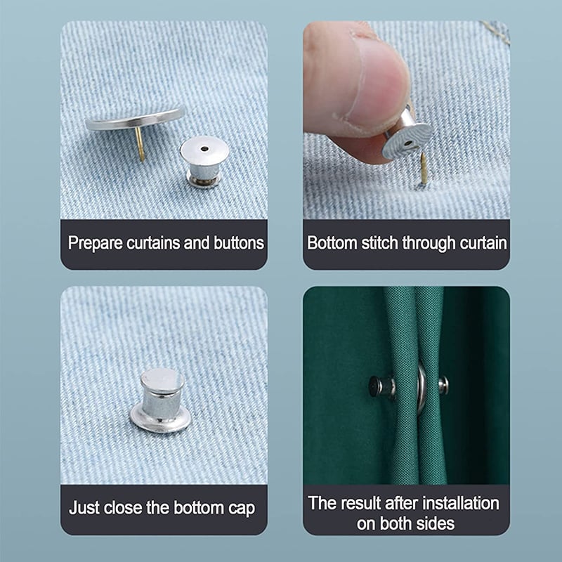 10+10 FREE | MagnoCurtain - holds curtains perfectly in place
