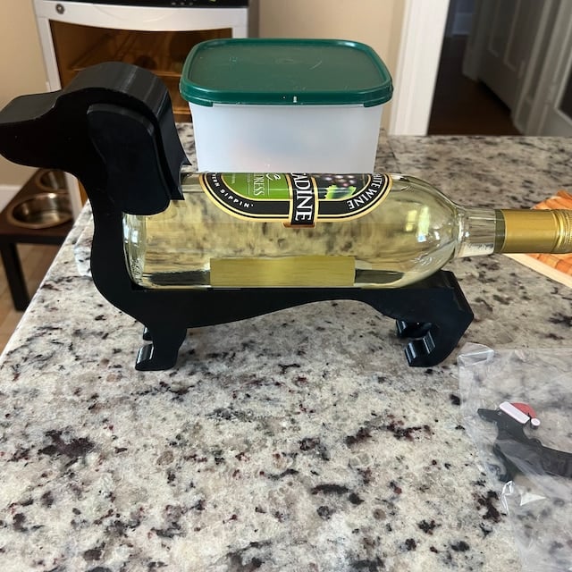 CorkHound - Dachshund wine bottle holder