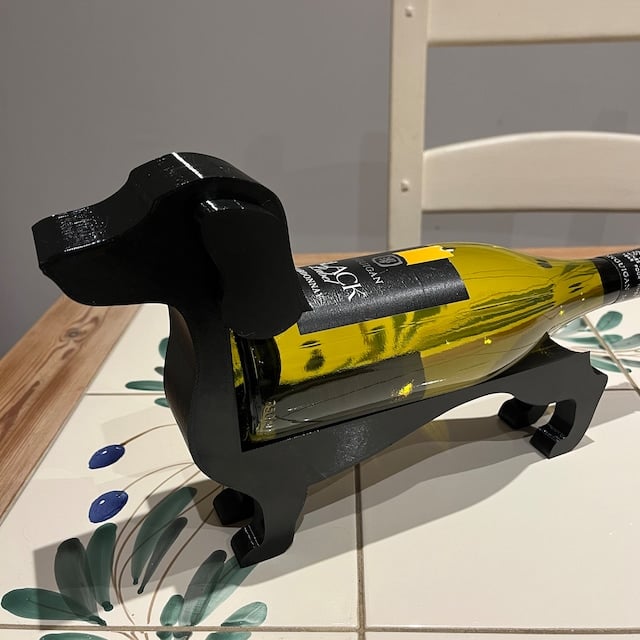 CorkHound - Dachshund wine bottle holder