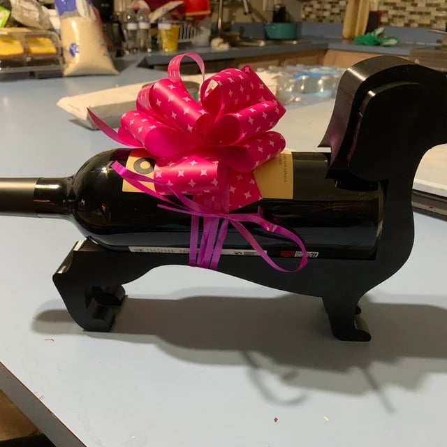 CorkHound - Dachshund wine bottle holder