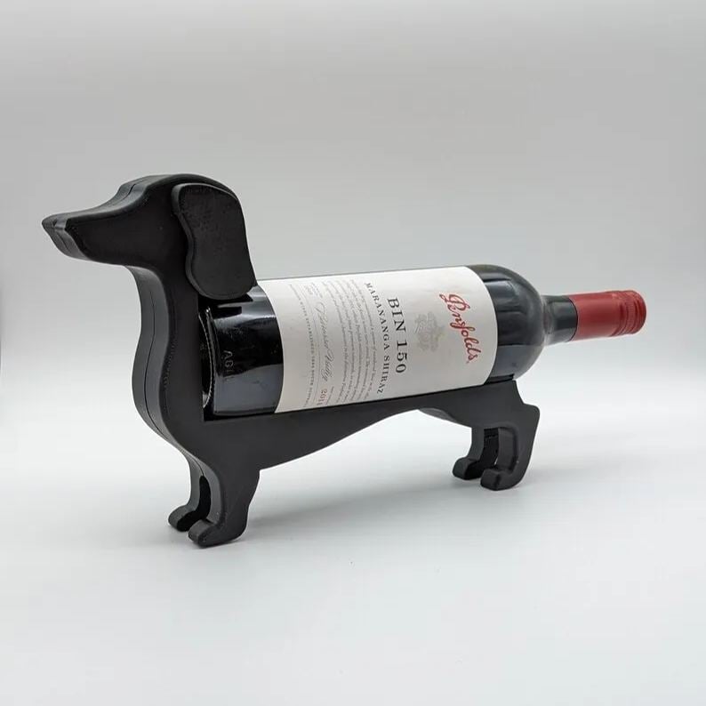 CorkHound - Dachshund wine bottle holder