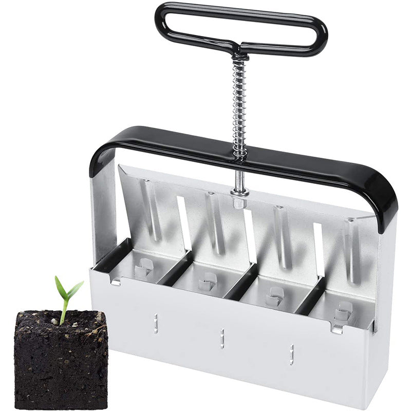 PlantForm - Manual clod former, soil blocker, garden tools for sowing