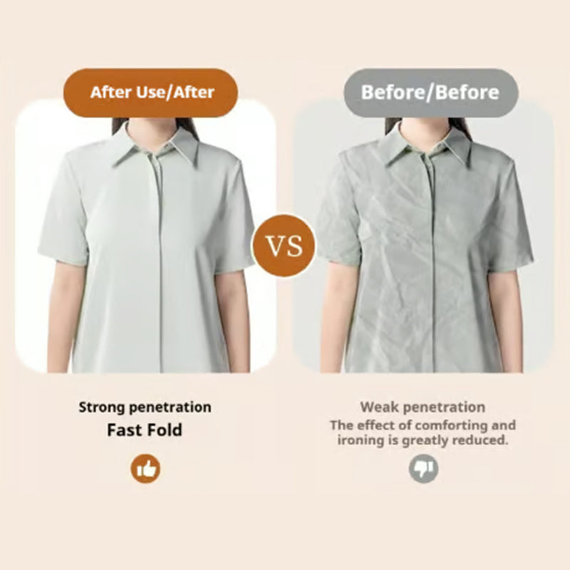 FreshFold – Effortlessly Smooth Clothes in Seconds