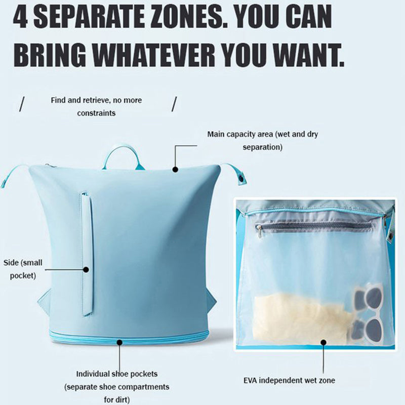 DryPorter – The Ultimate Wet-Dry Backpack for Every Adventure!
