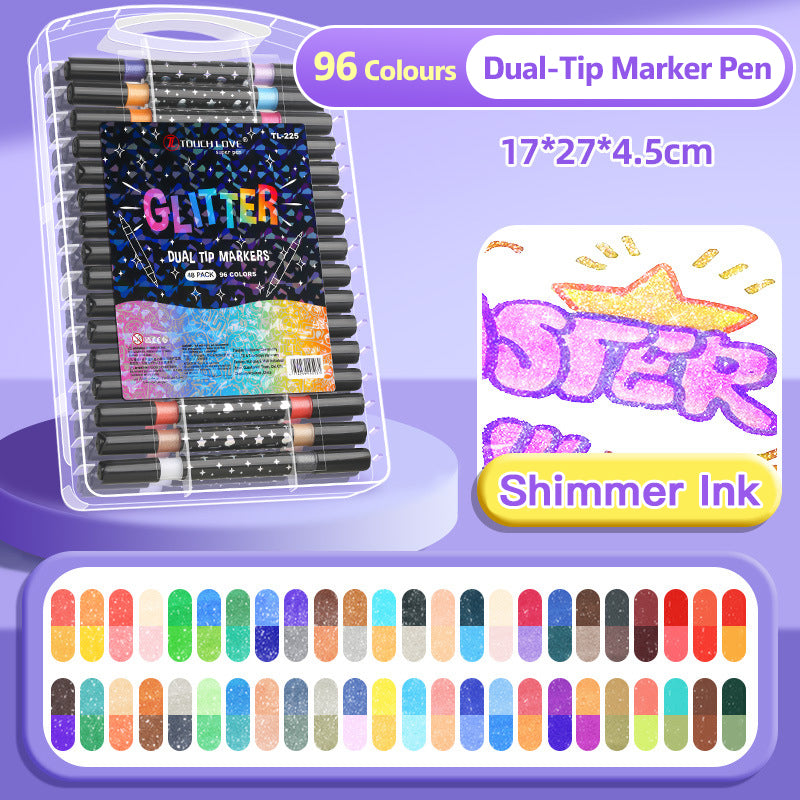 SparkLuxe – Double-sided Glitter Pens for Creative Minds