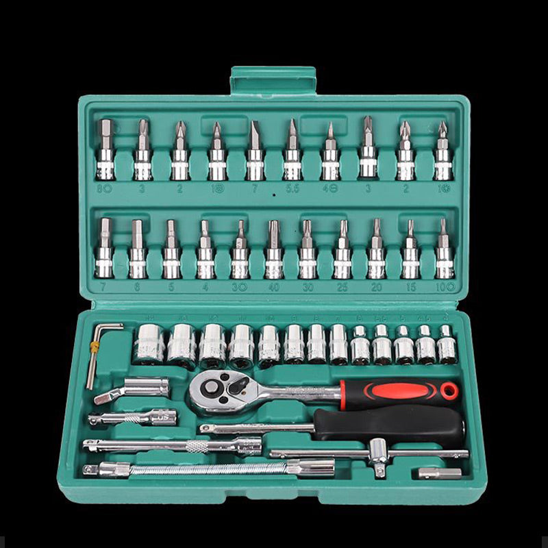 RigorGrip – The Ultimate 46-Piece Quick-Change Socket Wrench Set